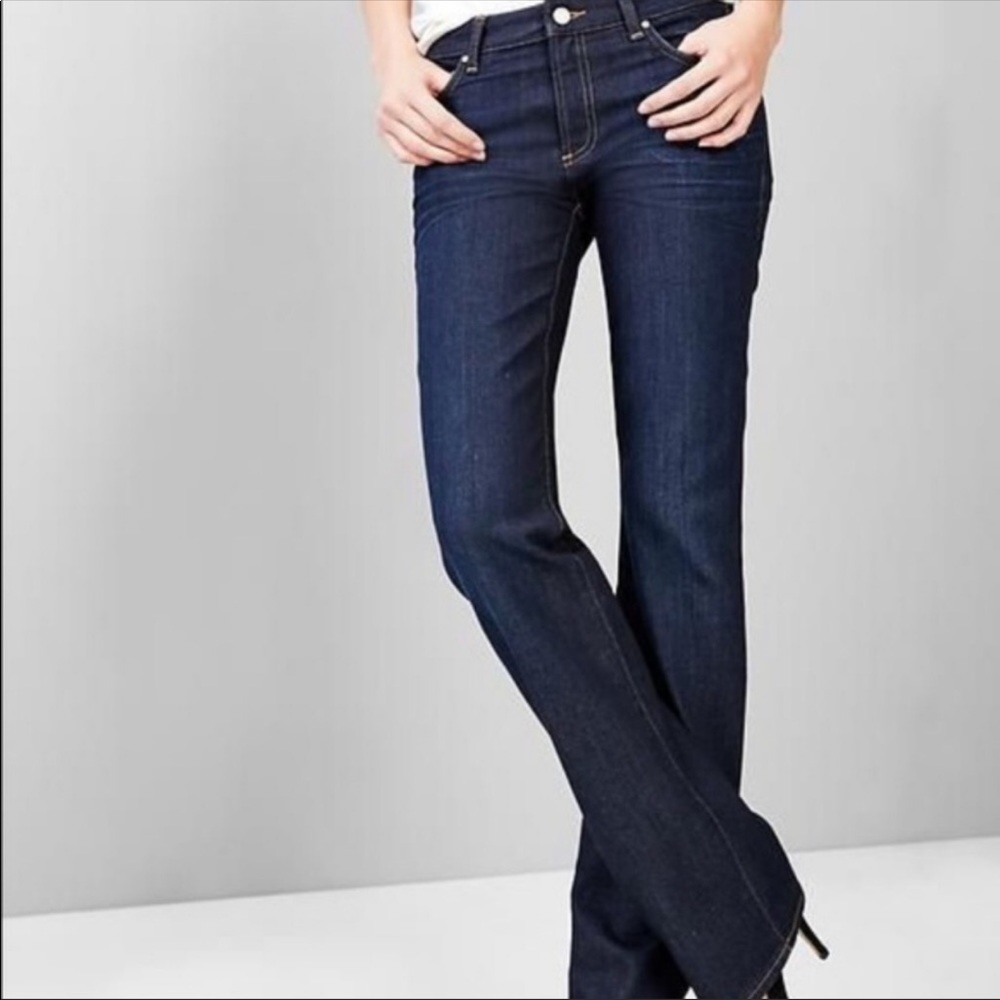 GAP 1969 10” Rise Perfect Boot Dark Wash Size 31 R